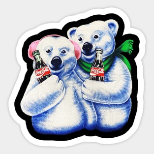Coca Cola Coke - Polar Bears Sticker